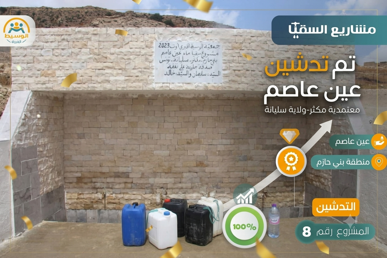 مشروع سقيا الماء 8 عين عاصم