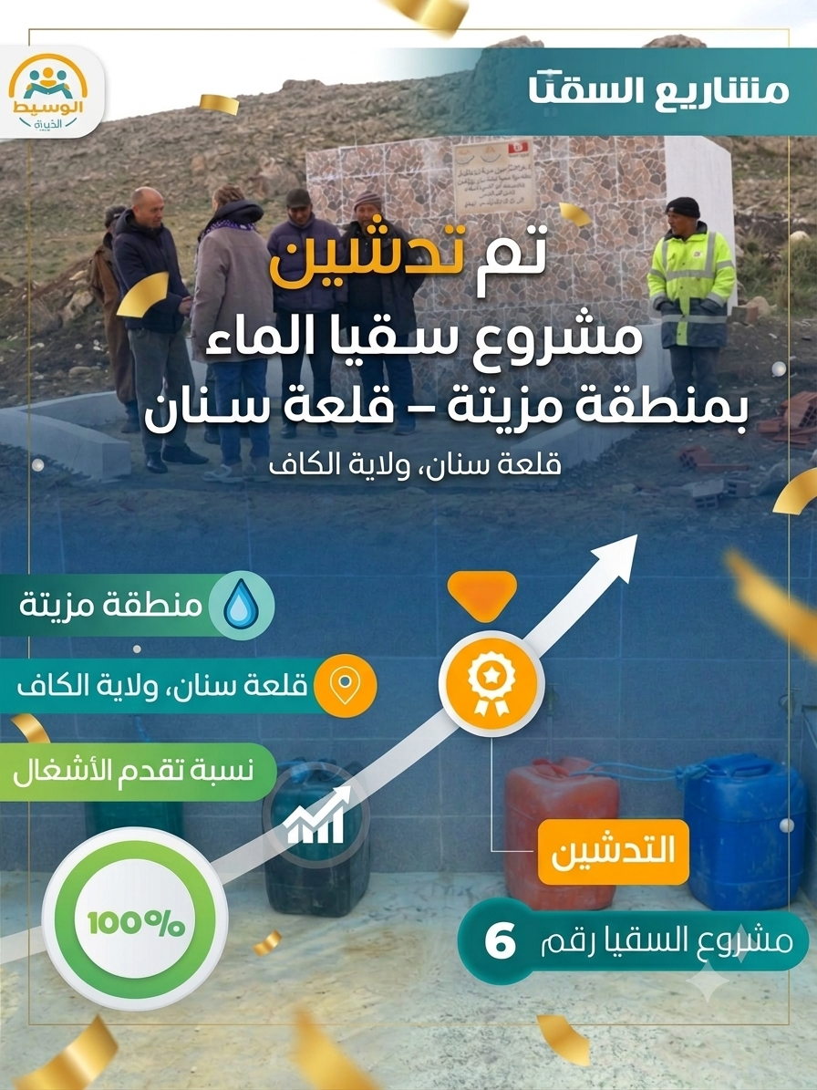 مشروع سقيا الماء 6 بمنطقة مزيتة – قلعة سنان